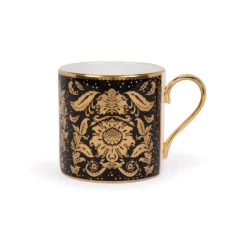 Royal Collection Shop Acanthus Black Coffee Cup And Saucer Discount