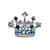 Royal Collection Shop Blue And Silver Crown Brooch New