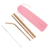 Royal Collection Shop Buckingham Palace Reusable Metal Straws In Pink Bag Discount