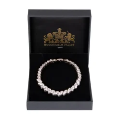 Royal Collection Shop Buckingham Palace Slim Oval Crystal Bracelet Hot