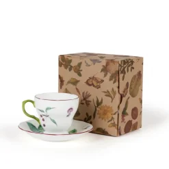 Royal Collection Shop Chelsea Porcelain Coffee Cup & Saucer Hot