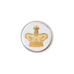 Royal Collection Shop Coat Of Arms Tin Heart Stud Earrings New