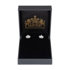 Royal Collection Shop Crystal Crown Earrings Hot