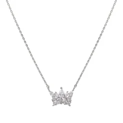 Royal Collection Shop Crystal Crown Necklace Hot