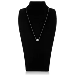 Royal Collection Shop Crystal Crown Necklace Hot