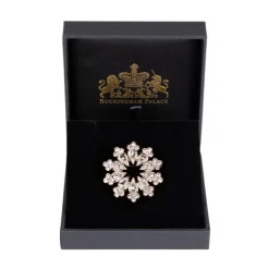 Royal Collection Shop Crystal Decagon Brooch Fashion