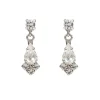 Royal Collection Shop Crystal Decagon Earrings Discount
