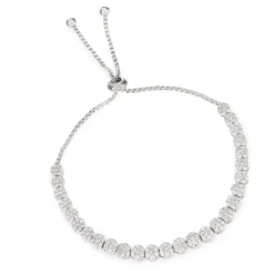 Royal Collection Shop Crystal Flower Friendship Bracelet Fashion