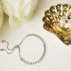 Royal Collection Shop Crystal Flower Friendship Bracelet Fashion