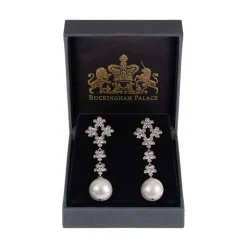 Royal Collection Shop Floral Drop Earrings Outlet