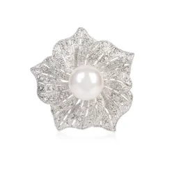 Royal Collection Shop Flower With Pearl Brooch Outlet