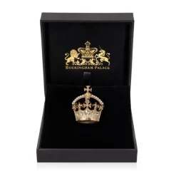 Royal Collection Shop Gold Crown Brooch Best