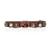 Royal Collection Shop Jewel Encrusted Dark Mauve Hairclip Fashion