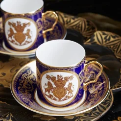 Royal Collection Shop Lustre Cobalt Coffee Cup And Saucer Set Best