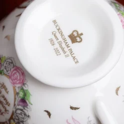 Royal Collection Shop Queen Elizabeth Ii Commemorative Teacup And Saucer Clearance