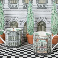 Royal Collection Shop Queen Mary'S Dolls' House Coffee Mug Fashion