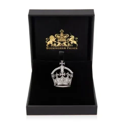 Royal Collection Shop Silver Crown Brooch Hot