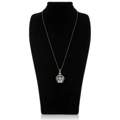 Royal Collection Shop Silver Crown Necklace Outlet