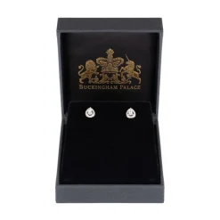 Royal Collection Shop Silver Teardrop Earrings Discount