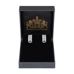 Royal Collection Shop Vladimir Half Hoop Earrings New