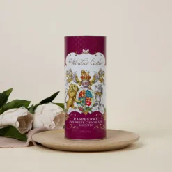 Royal Collection Shop Windsor Castle White Chocolate And Raspberry Biscuit Tube Clearance